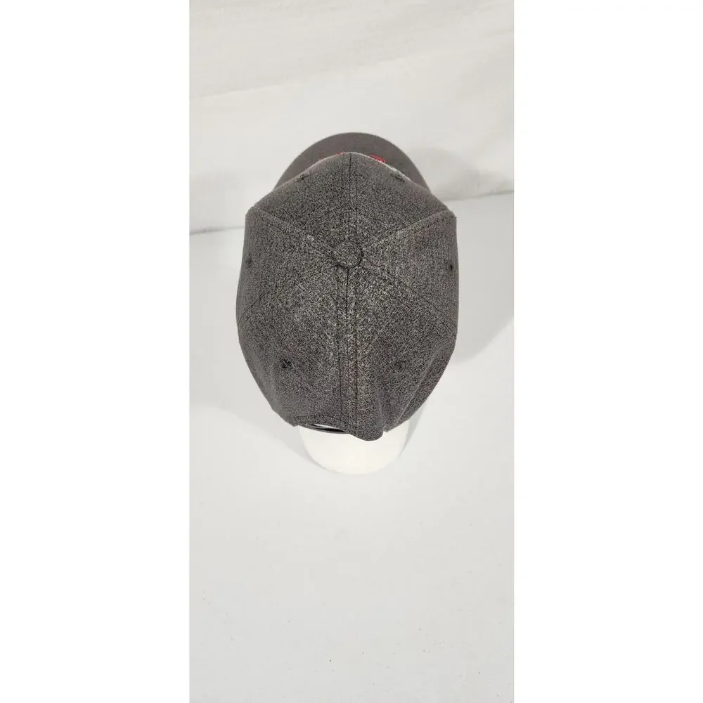 NFL Cap Polyester GRY Solid Color Men Snapback Hat